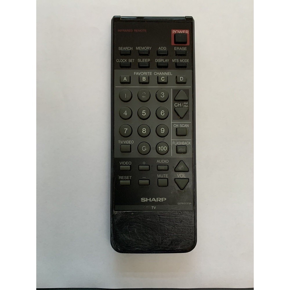 Sharp TV Remote G0760CESA